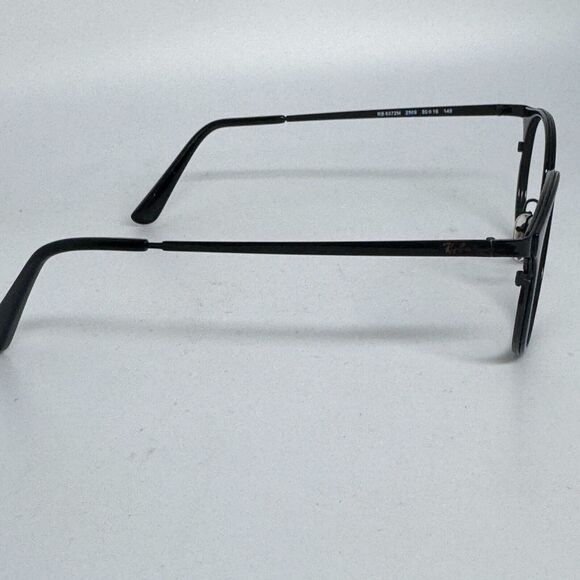 Ray Ban RB6372M 2509 Womens Shiny‎ Black Oval Eyeglasses Frames 50/19~145 H15584 main image 8